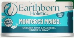 Earthborn Holistic Monterey Medley Recipe with Tuna and Mackerel Grain Free Canned, Wet Cat Food, 3oz