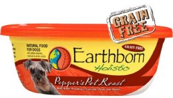 Earthborn Holistic Tubs Peppers Pot Roast Recipe Grain Free Natural Wet Dog Food 8oz