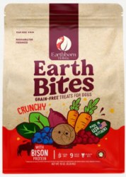 Holistic Eathbites Grain Free Bison Bites, Dog Treats, 7oz