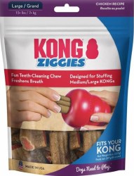 Kong Ziggies Dog Treats, Chicken, Medium Large, 6oz