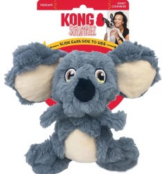 Kong Scrumples Koala, Grey, Medium