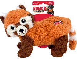 Kong Scampers Red Panda, Dog Toy, Medium