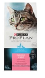 Purina Pro Plan Focus Indoor Adult Care Salmon and Rice Recipe Dry Cat Food 7lb