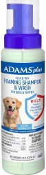 Adams Plus Flea & Tick Foaming Shampoo for Dogs