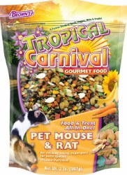 FMBrown's Tropical Carnival Gourmet Mouse and Rat Food and Treat, 2lb