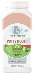 Four Paws Healthy Promise Potty Mouth Tablet, 90 Count