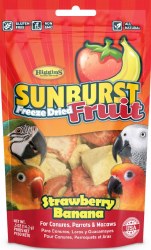 Higgins Sunburst Freeze Dried Fruit Bird Treat, Strawberry and Banana .5oz