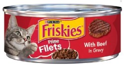 Purina Friskies Prime Filet Beef, Wet Cat Food, 5.5oz