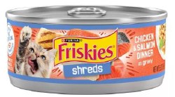 Purina Friskies Salmon and Chicken, Wet Cat Food, 5.5oz