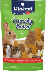 Sunseed Vitakraft Crunchy Bears, Small Animal Treats, 4oz