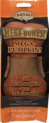 Darford Mega Bone Pumpkin, Dog Treat, 7oz