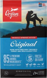 Orijen Grain Free Original, Dry Dog Food, 25 lbs