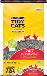 Purina Tidy Cat 24/7 Performance, Cat Litter, 40lb Bag