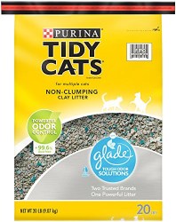 Purina Tidy Cats Glade Odor Solutions, Cat Litter, 20lb