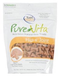 NutriSource Pure Vita Hip & Joint Support Dog Treat, 6oz