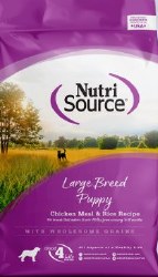 NutriSource Large Breed Puppy Chicken and Rice, Dry Dog Food, 12lb