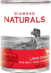 Diamond Naturals Lamb Dinner Adult and Puppy Canned, Wet Dog Food, 13.2oz