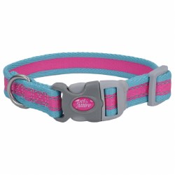 Coastal Pet Pro Adjustable Reflective Collar 8-12In. Fucia