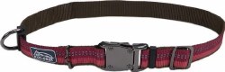 Coastal 1 inch Reflective Adjustable Collar Berry Medium