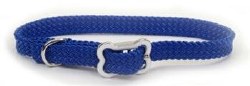 3/8 inch x 10 inch Bone Collar Blue