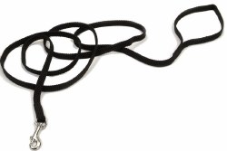 3/8 inch x 6ft Leash Black