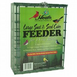 Heath Mfg Suet Seed Cake Feeder, Large