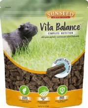 Sunseed Vitakraft Vita Balance Complete Nutrition Guinea Pig Food 4lb