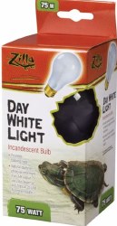Zilla Incandescent Day White Heat Reptile Bulb 75W