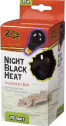 Zilla Incandescent Night Black Heat Reptile Bulb 75W