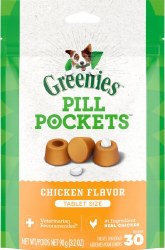 Greenies Pill Tablet Chicken 30 count