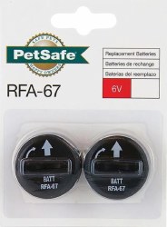 Petsafe RFA 67 6V Batteries for Collars, Trainers, and Fences, 2 count