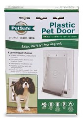 Petsafe Plastic Pet Door, White, Small