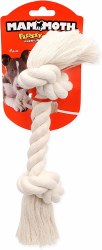 Mammoth Flossy Chews Bone Rope Chew for Dogs, White, 12 inch