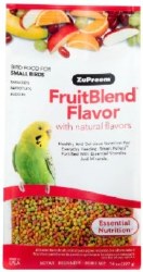 ZuPreem Fruit Blend Flavors, Small Bird Food, 14oz