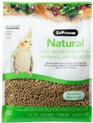 ZuPreem Naturals, Medium Bird Food, 2.5lb