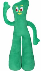 Multipet Gumby Plush, Dog Toy, Green, 24 inch