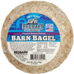 RedBarn Barn Bagel Peanut Butter Flavor, Dog Treat