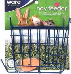 Ware Hay Small Animal Feeder with Salt Lick, Assorted Colors