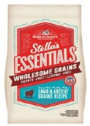 Stella's Essentials Grass Fed Lamb with Ancient Grains Recipe, Dry Dog Food, 3lb