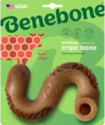 Benebone Tripe Bone, Dog Dental Health, Beef Tripe, Medium