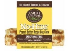 Earth Animal No Hide Peanut Butter Chew 24 Count 4 inch