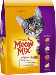 Del Monte Meow Mix Original Choice Dry Cat Food 16 lbs