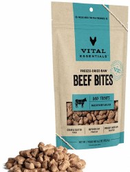 Vital Essentials Freeze Dried Beef Nibblets Dog Treats 6.2oz