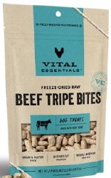 Vital Essentials Freeze Dried Beef Tripe Dog Treats 2.3oz