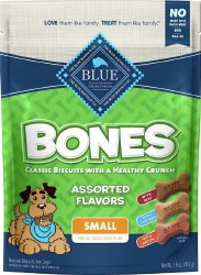 Blue Buffalo Bone Assorted Flavor Dog Biscuits Small, 16oz