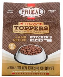 Primal Butcher Blend Topper Lamb for Cat & Dog, 2lb