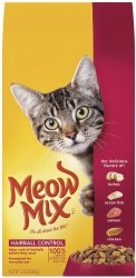 Meow Mix Hairball Control, Dry Cat Food, 6.3lb