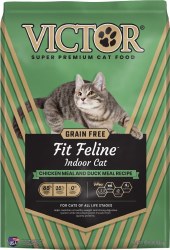 Victor Grain Free Fit Feline Indoor Cat, Dry Cat Food, 15lb