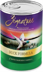 Zignature Pork, Grain Free, Duck Wet Food, case of 12, 13oz