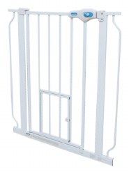 Carlson Expandable Steel Walk Thru Gate With Door 30 Inches Tall 29-52 Inches Wide